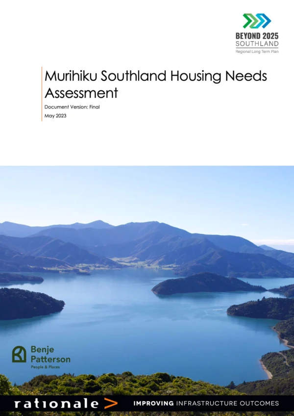 Murihiku Southland Housing Assessment Report May 2023
